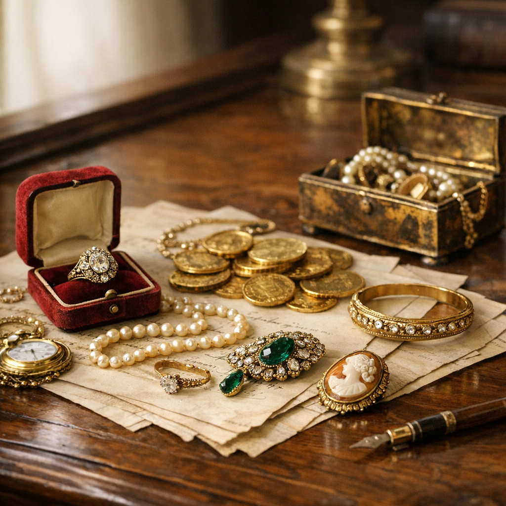 Bijoux hérités : vérifications avant partage ou vente