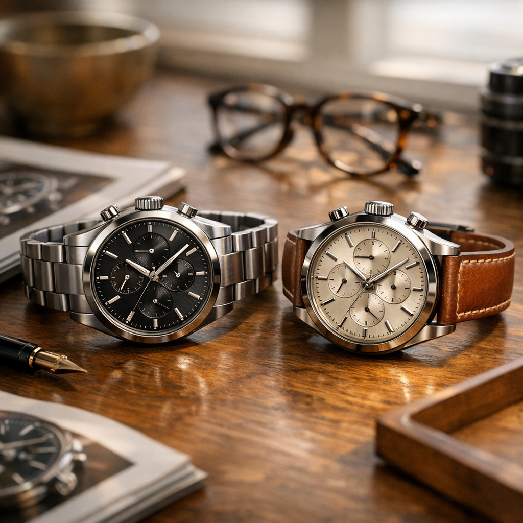 Montre acier ou cuir : le bon choix selon l’usage