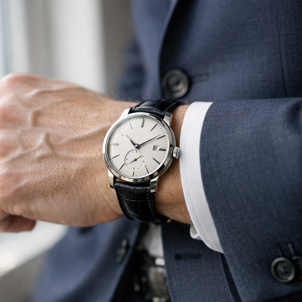 Montre habillée et costume : 5 codes élégants