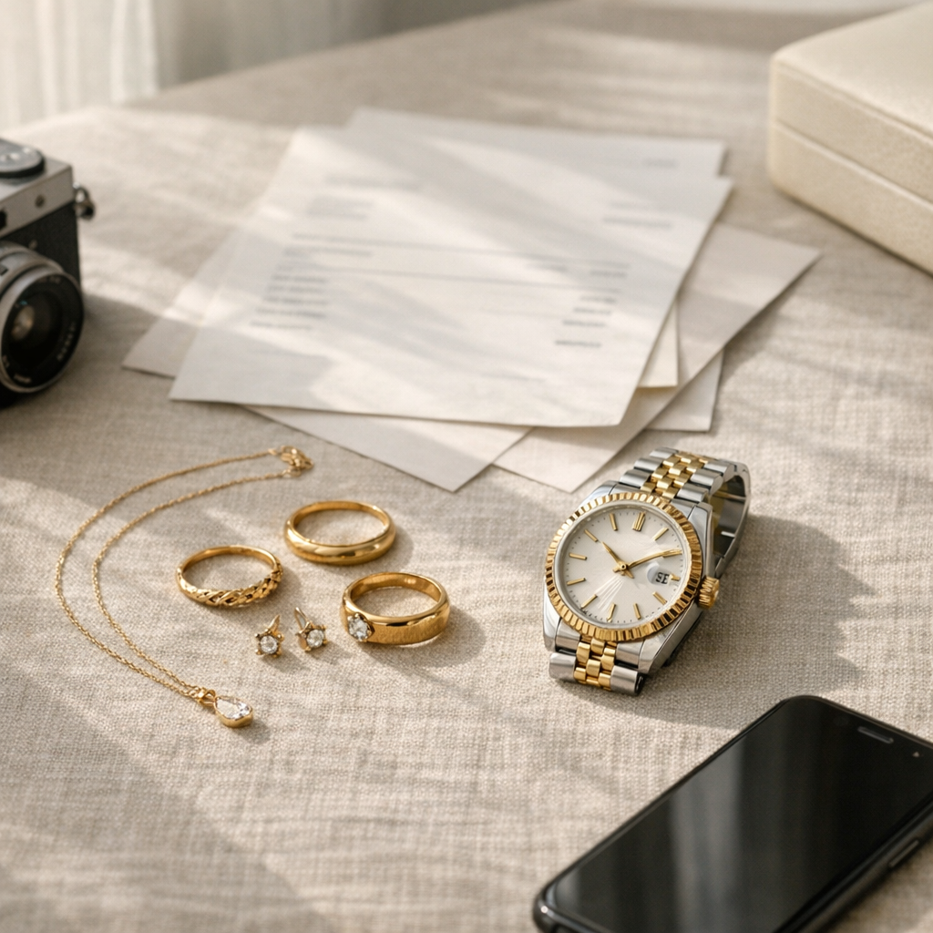Photos de bijoux pour l’assurance : dossier 2026