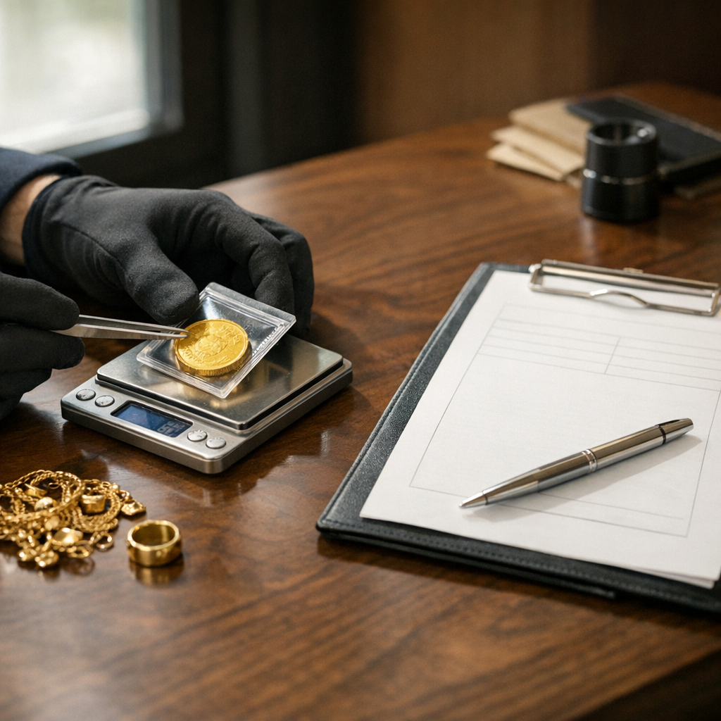 Achat d’or au comptoir : sécuriser vos preuves
